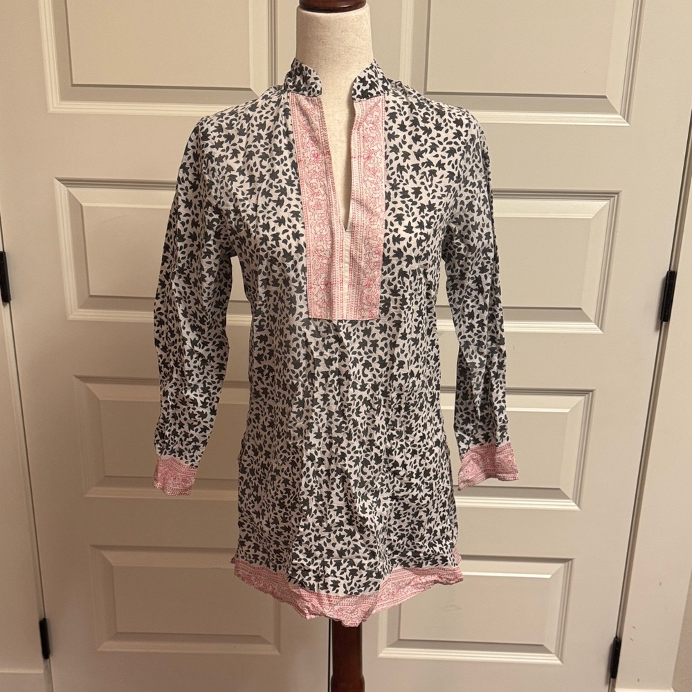 Cream Tunic / beach cover up
